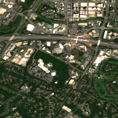 CoreSite VA2 site on 2018-05-24, Sentinel-2 satellite true color