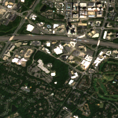 CoreSite VA2 site on 2024-09-09, Sentinel-2 satellite true color
