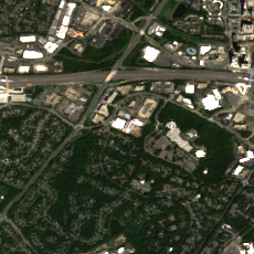 CoreSite VA3 site on 2024-09-09, Sentinel-2 satellite true color