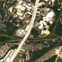 CoreWeave Austin (Core Scientific) site on 2024-08-21, Sentinel-2 satellite true color