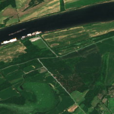 CoreWeave / Core Scientific Calvert City HPC Data Center site on 2018-07-07, Sentinel-2 satellite true color