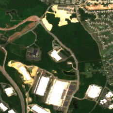 CoreWeave Chester (Chirisa) site on 2022-06-19, Sentinel-2 satellite true color