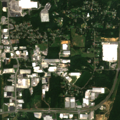 CoreWeave / Core Scientific Dalton HPC Data Center site on 2020-09-06, Sentinel-2 satellite true color