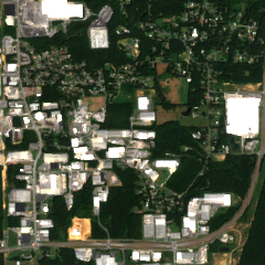 CoreWeave / Core Scientific Dalton HPC Data Center site on 2022-09-01, Sentinel-2 satellite true color