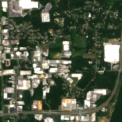 CoreWeave / Core Scientific Dalton HPC Data Center site on 2024-08-11, Sentinel-2 satellite true color