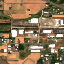 CoreWeave Hillsboro (Flexential) site on 2022-07-26, Sentinel-2 satellite true color