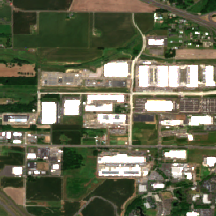 CoreWeave Hillsboro (Flexential) site on 2024-06-10, Sentinel-2 satellite true color