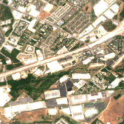 CyrusOne Austin I site on 2022-06-25, Sentinel-2 satellite true color