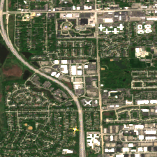 CyrusOne CHI5 site on 2018-05-16, Sentinel-2 satellite true color