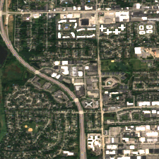 CyrusOne CHI5 site on 2025-09-11, Sentinel-2 satellite true color