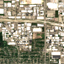 CyrusOne CHI6 (Wood Dale) site on 2022-07-09, Sentinel-2 satellite true color