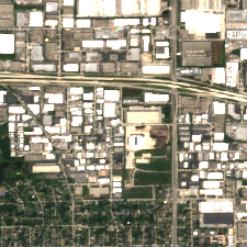 CyrusOne CHI6 (Wood Dale) site on 2025-09-11, Sentinel-2 satellite true color