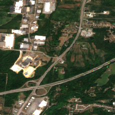 CyrusOne CIN5 site on 2024-09-10, Sentinel-2 satellite true color