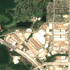 CyrusOne DFW1 site on 2018-08-25, Sentinel-2 satellite true color