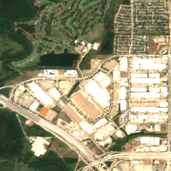 CyrusOne DFW1 site on 2020-08-29, Sentinel-2 satellite true color