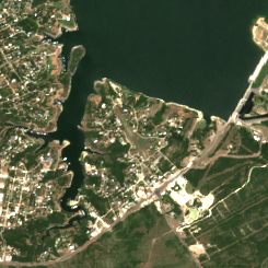 DFW10 (Thad Hill Energy Center) site on 2020-06-10, Sentinel-2 satellite true color