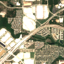 CyrusOne DFW2 site on 2018-08-25, Sentinel-2 satellite true color