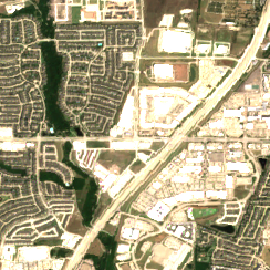 CyrusOne DFW4 site on 2020-08-19, Sentinel-2 satellite true color