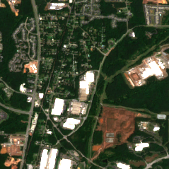 CyrusOne DUR1 site on 2022-05-28, Sentinel-2 satellite true color
