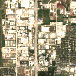 CyrusOne Houston (HOU3-4) site on 2018-05-17, Sentinel-2 satellite true color