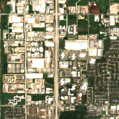 CyrusOne HOU3 site on 2024-09-07, Sentinel-2 satellite true color