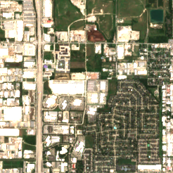 CyrusOne HOU4 site on 2025-07-29, Sentinel-2 satellite true color
