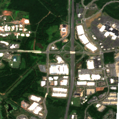 CyrusOne NVA7 site on 2022-08-13, Sentinel-2 satellite true color