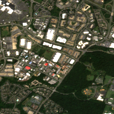 CyrusOne NVA8 site on 2024-09-09, Sentinel-2 satellite true color