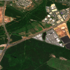 CyrusOne NVA9 site on 2018-05-24, Sentinel-2 satellite true color