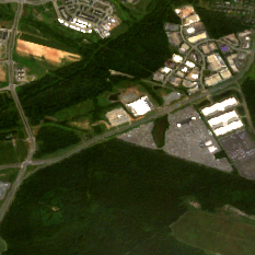 CyrusOne NVA9 site on 2020-09-15, Sentinel-2 satellite true color