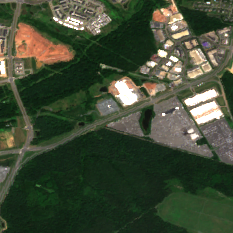 CyrusOne NVA9 site on 2022-08-13, Sentinel-2 satellite true color