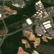 CyrusOne NVA9 site on 2024-09-09, Sentinel-2 satellite true color
