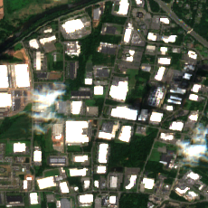 CyrusOne NYM1 site on 2020-08-03, Sentinel-2 satellite true color