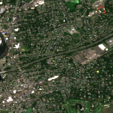 CyrusOne NYM5 site on 2018-07-07, Sentinel-2 satellite true color