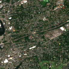 CyrusOne NYM5 site on 2020-07-06, Sentinel-2 satellite true color