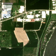 CyrusOne OCB1 site on 2018-07-04, Sentinel-2 satellite true color