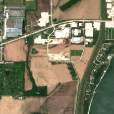 CyrusOne OCB1 site on 2020-05-29, Sentinel-2 satellite true color