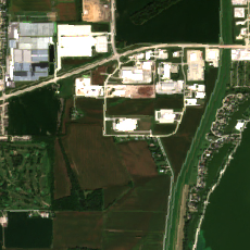 CyrusOne OCB1 site on 2024-08-31, Sentinel-2 satellite true color