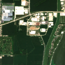 CyrusOne OCB1 site on 2025-07-27, Sentinel-2 satellite true color