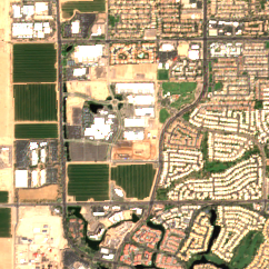 CyrusOne PHX1 (Chandler) site on 2018-09-07, Sentinel-2 satellite true color