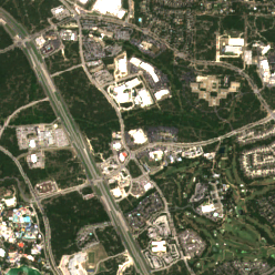 CyrusOne SAT1 site on 2018-08-23, Sentinel-2 satellite true color