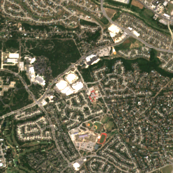 CyrusOne SAT4 site on 2018-08-23, Sentinel-2 satellite true color