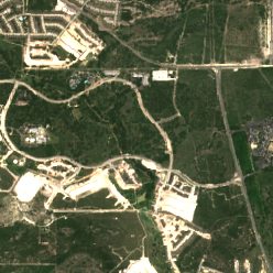 CyrusOne SAT5 site on 2018-08-23, Sentinel-2 satellite true color