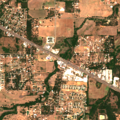 CyrusOne Wise/Jack County Campus (TX-199) site on 2022-08-02, Sentinel-2 satellite true color