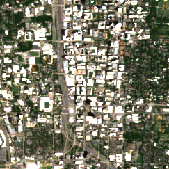 DataBank ATL1 site on 2024-05-28, Sentinel-2 satellite true color