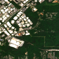 DataBank ATL6 site on 2022-05-09, Sentinel-2 satellite true color