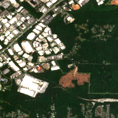 DataBank ATL6 site on 2024-05-28, Sentinel-2 satellite true color