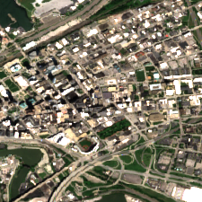 DataBank Cleveland CLE1 site on 2022-09-01, Sentinel-2 satellite true color