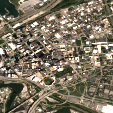 DataBank Cleveland CLE1 site on 2024-09-05, Sentinel-2 satellite true color