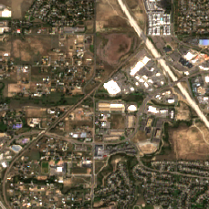 DataBank DEN4 site on 2022-09-18, Sentinel-2 satellite true color
